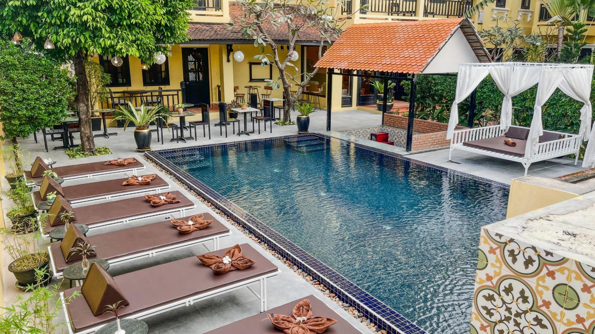 Villa Indochine D'Angkor Siem Reap Exterior foto