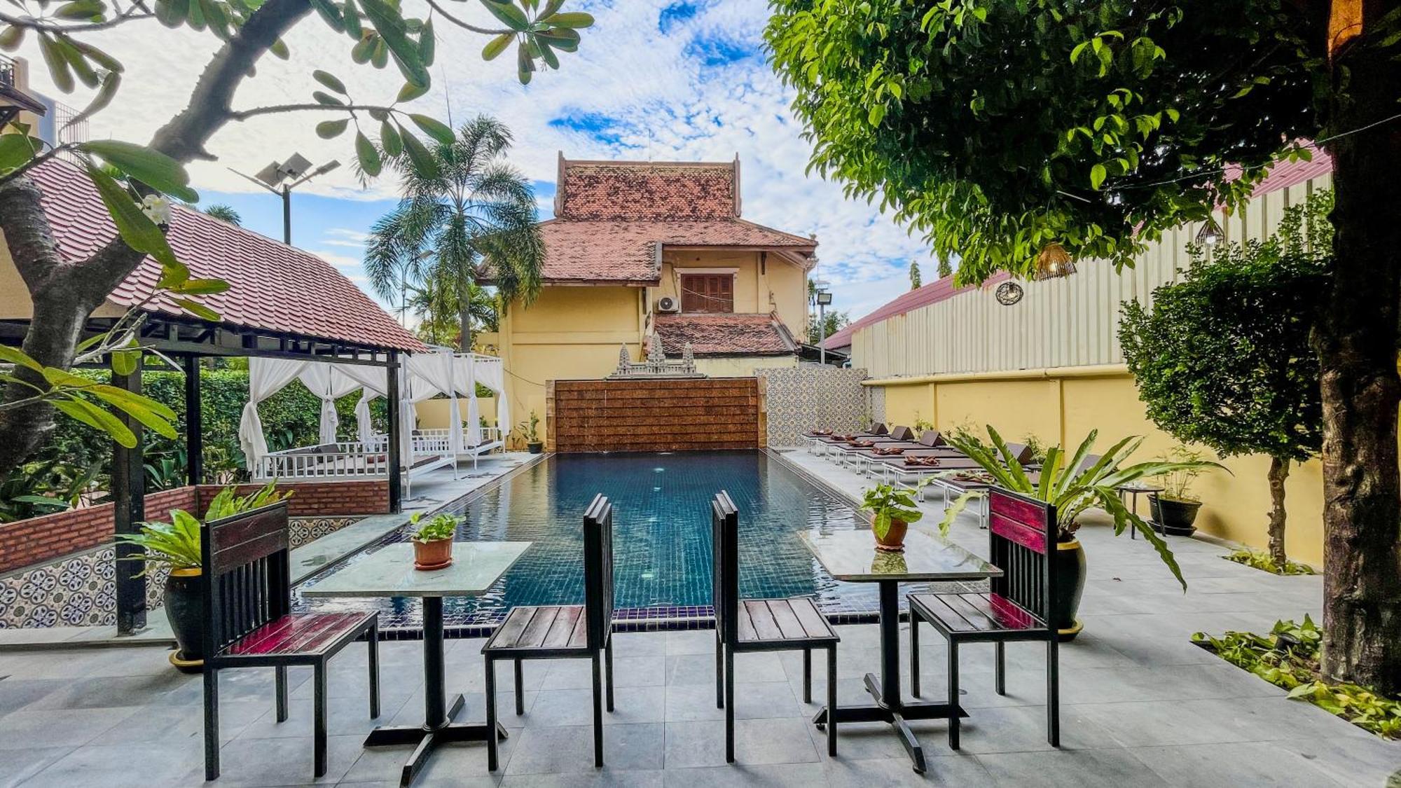 Villa Indochine D'Angkor Siem Reap Exterior foto