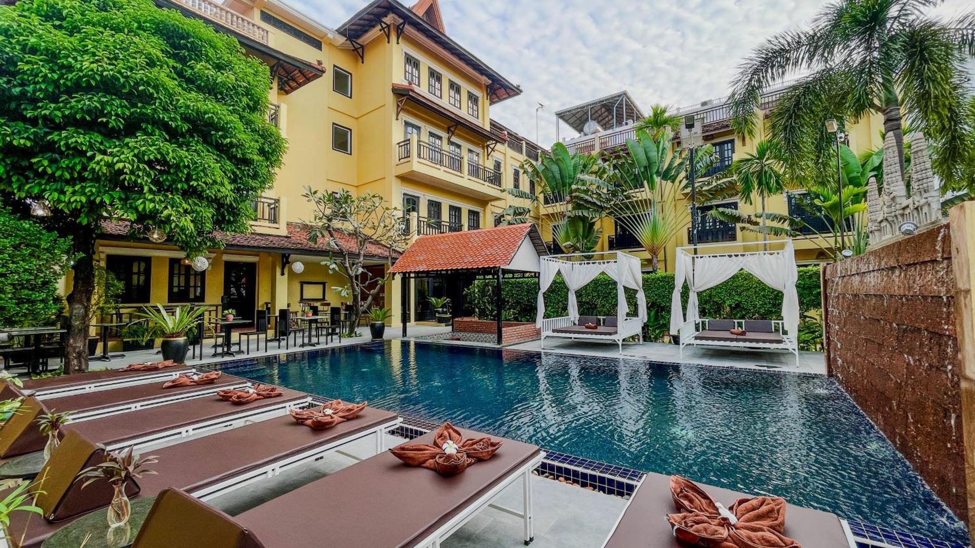 Villa Indochine D'Angkor Siem Reap Exterior foto