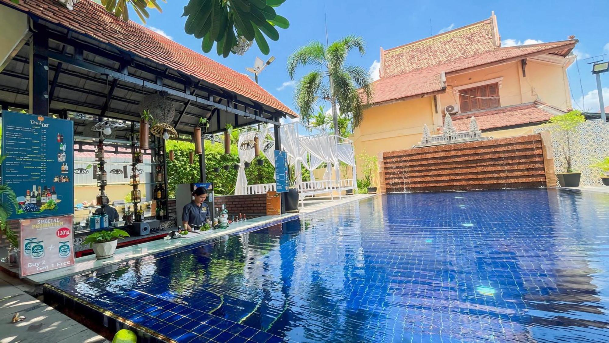 Villa Indochine D'Angkor Siem Reap Exterior foto